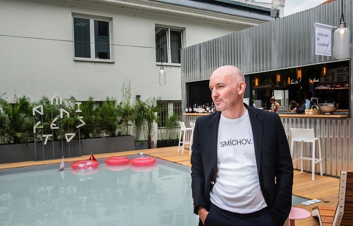 Founder of the Manifesto Market Martin Barry. 