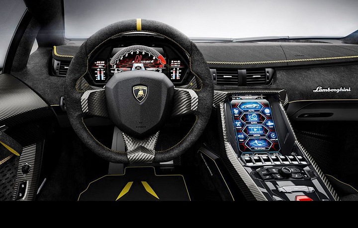 Lamborghini Centenario, coupé, interior