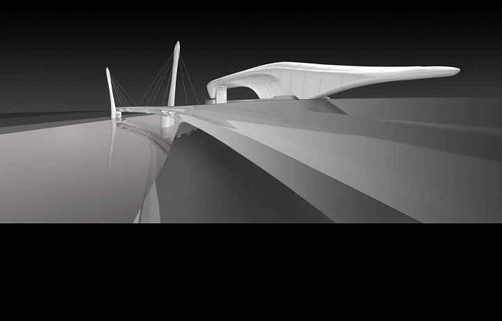 Proposal of Nordpark, Zaha Hadid
