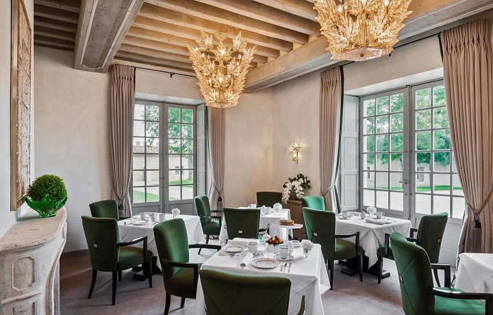 Château Lafaurie-Peyraguey, interiér hotelu