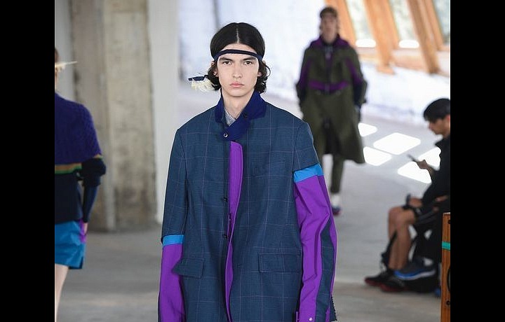 The brand likes to combine materials