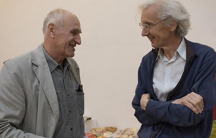 Prof. Martin Hilský and director Jan Antonín Pitinský