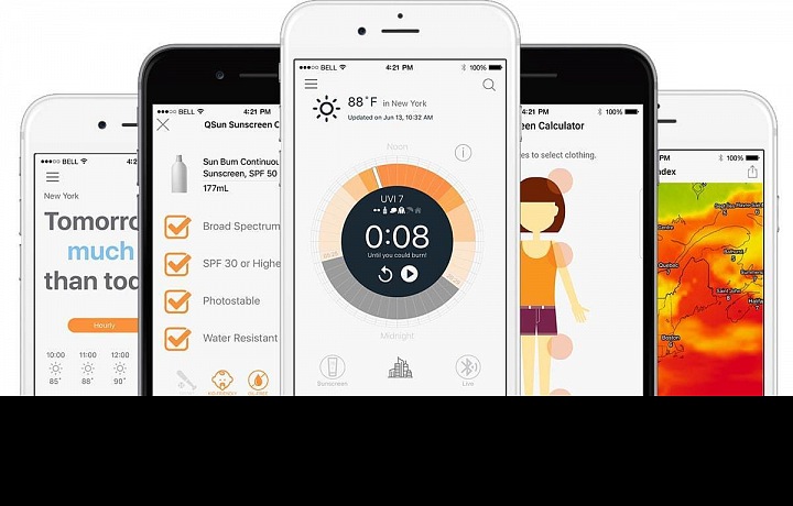 Stay cool with app QSun!