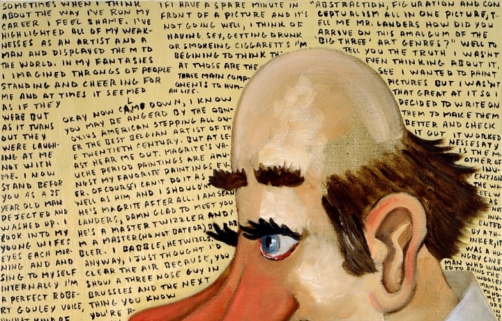 Sean Landers, Three Nose Guy, 1998