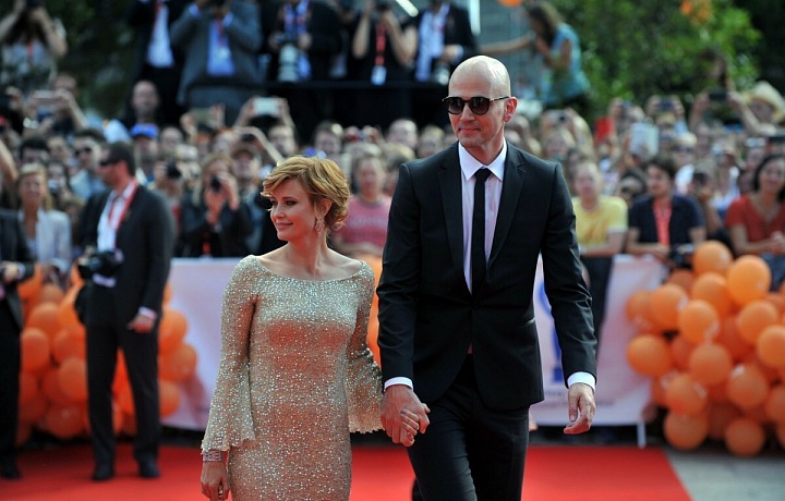 actress Jitka Schneiderová with her boyfriend