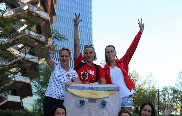 Poprvé za oceánem. 