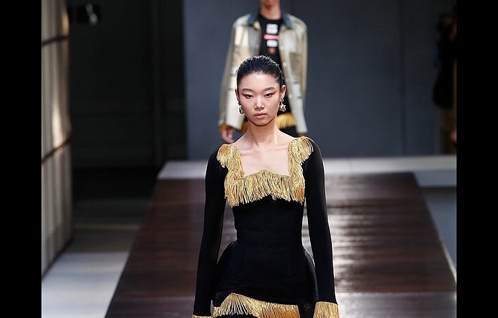 Riccardo Tisci showed extravagant looks