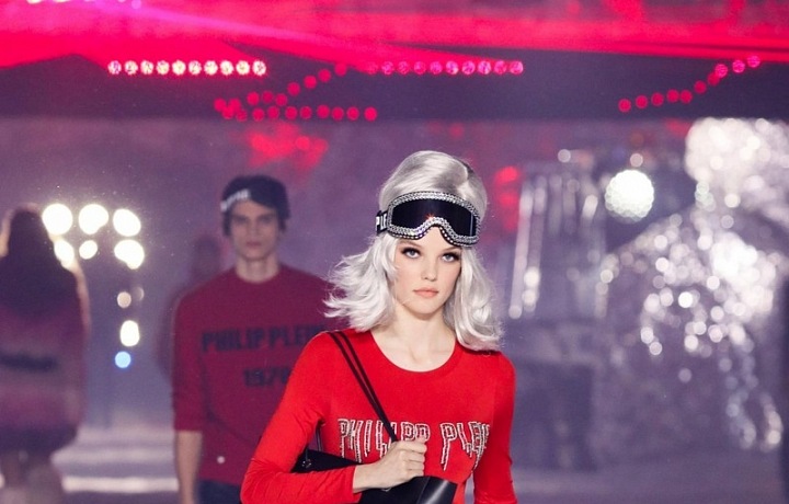 Philipp Plein also used bright colors