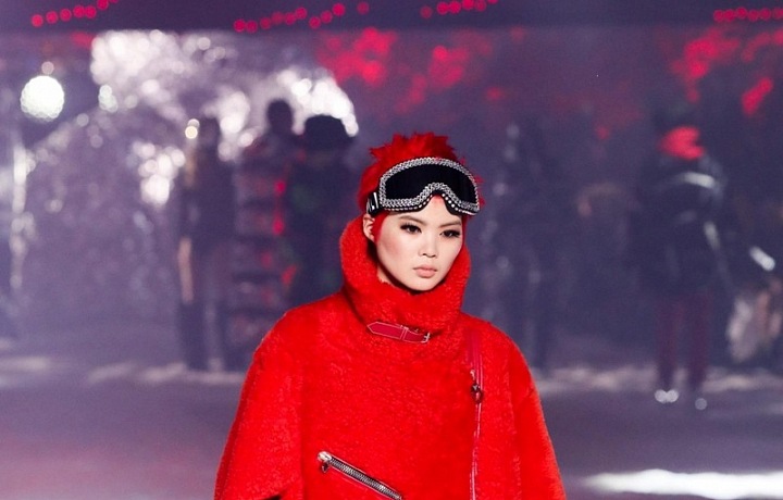 Philipp Plein also used bright colors