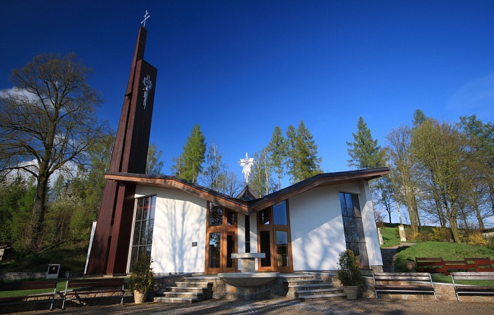Architect Kolek, church in Slavkovice