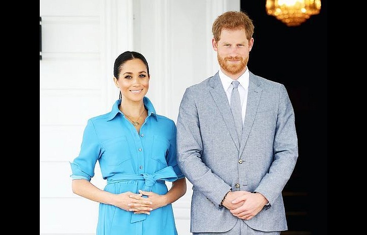 Meghan in casual outfit