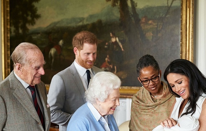 Šťastná rodina britského královského dvora