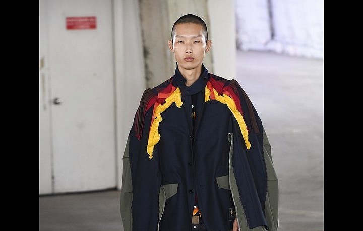 The brand likes to combine materials