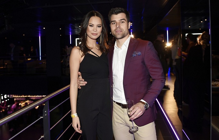 Monika se svým snoubencem