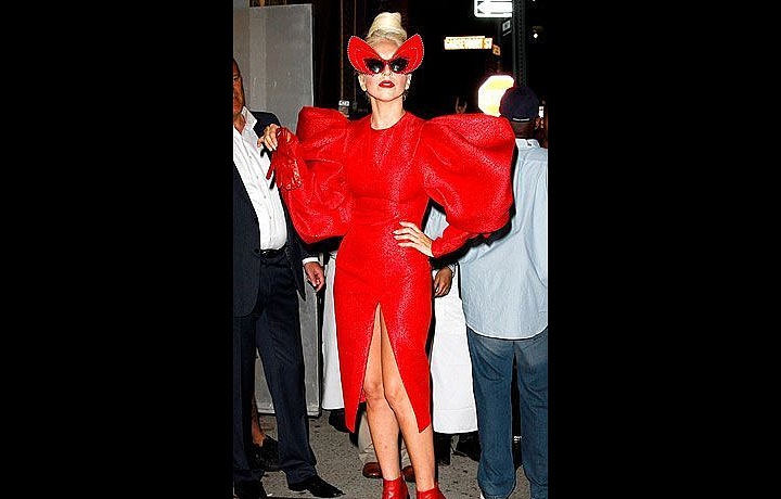 Lady Gaga had very unusual style