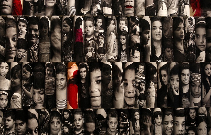 Photographs of gipsy children 