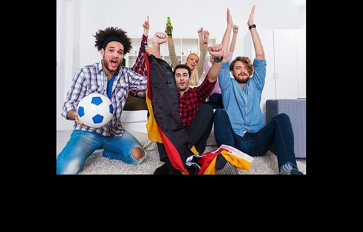 Football mach on Valentine's Day