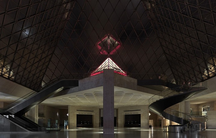 Mini-pyramid in Louvre