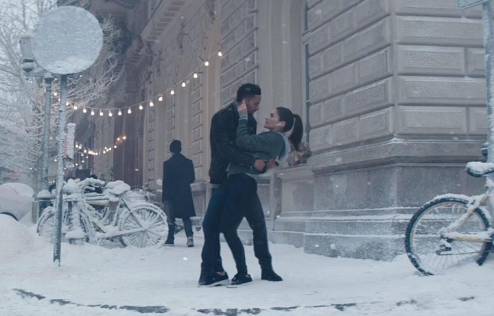 Apple, christmas advertisement made in Prague