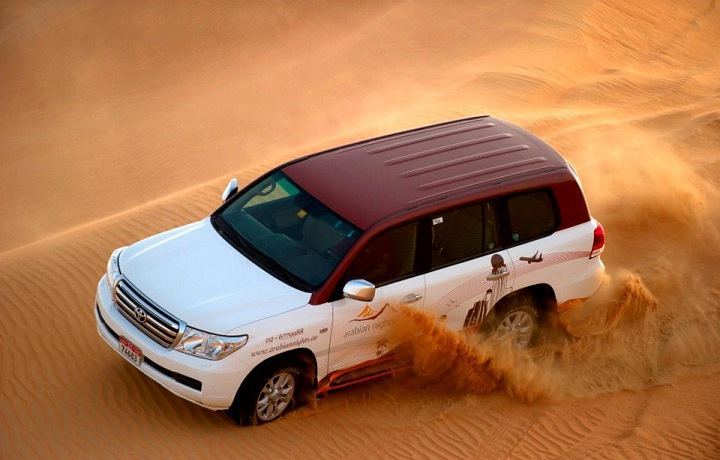 Dune bashing for adrenalin lovers