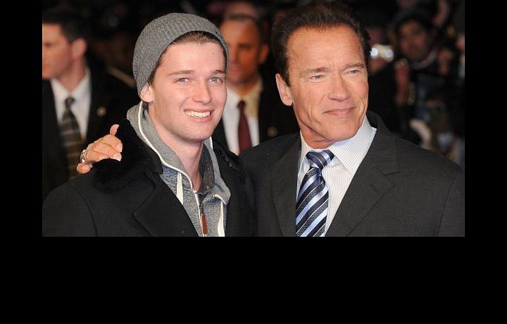 Arnold with his son Patrick