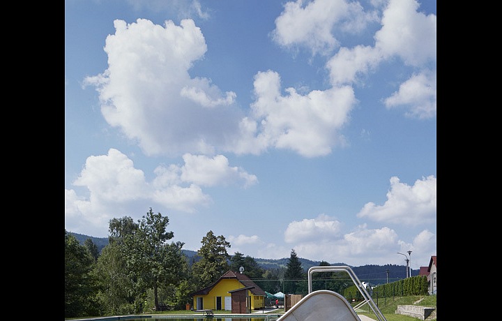 Biotop Bečva, skluzavka