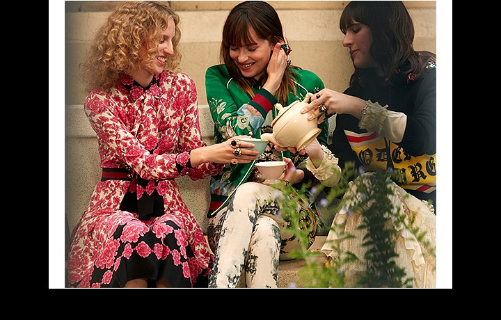 Dakota Johnson, Petra Collins and Hari Nef