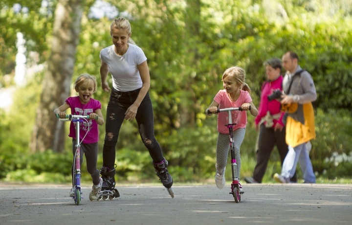S dcerami se snaží trávit všechen volný čas.