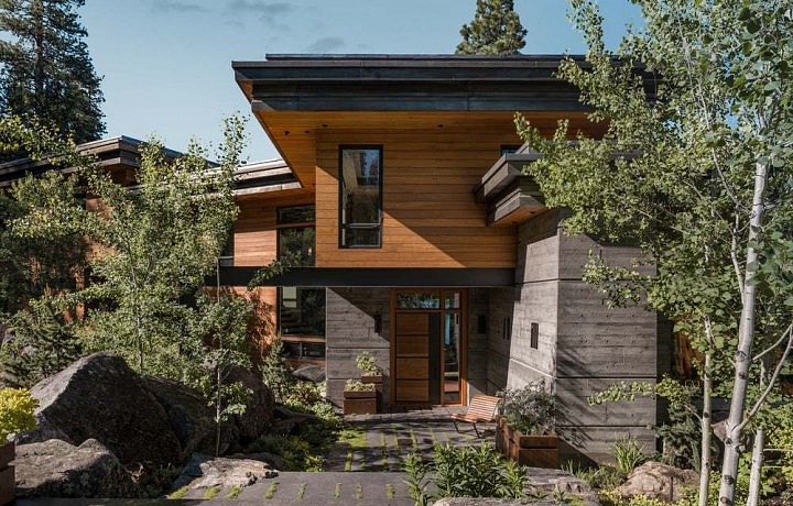 Pohled z venku na Cliff House