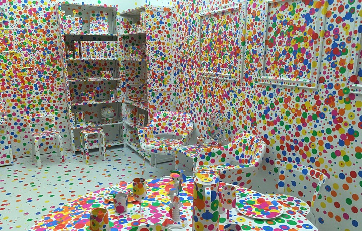 Polka dots by Yayoi Kusamy