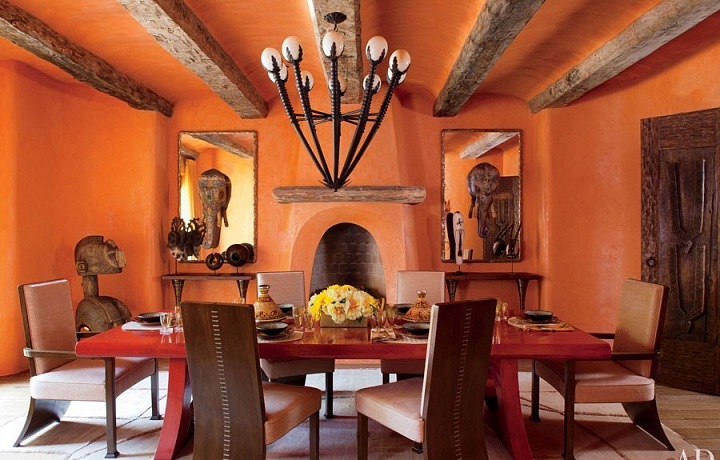 Jídelní část domu, foto Roger Davies