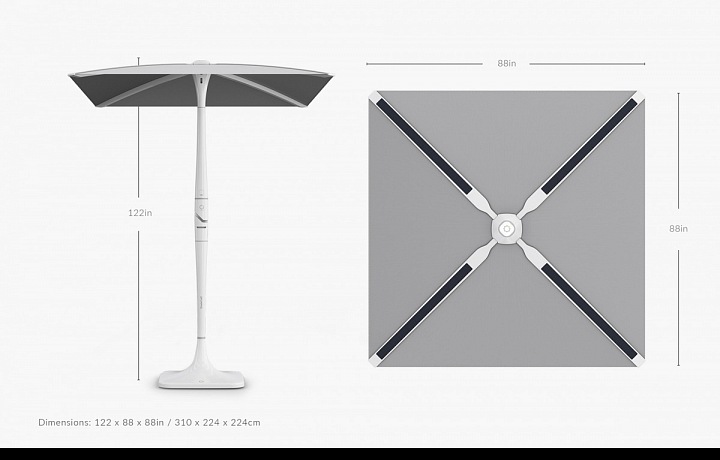 Luxusní slunečník Sunflower