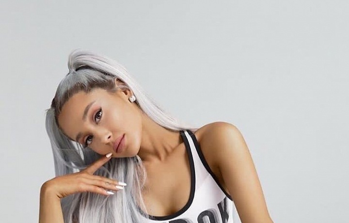 Ariana Grande in a campaign for Reebok