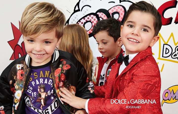 Dolce&Gabbana Fall Winter 2018-19, campaign for kids