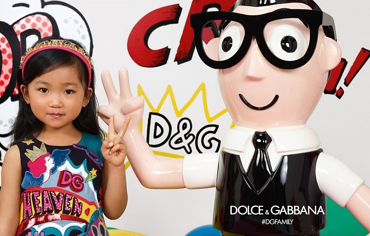 Dolce&Gabbana Fall Winter 2018-19, campaign for kids
