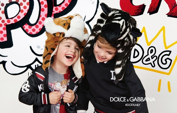 Dolce&Gabbana Fall Winter 2018-19, campaign for kids