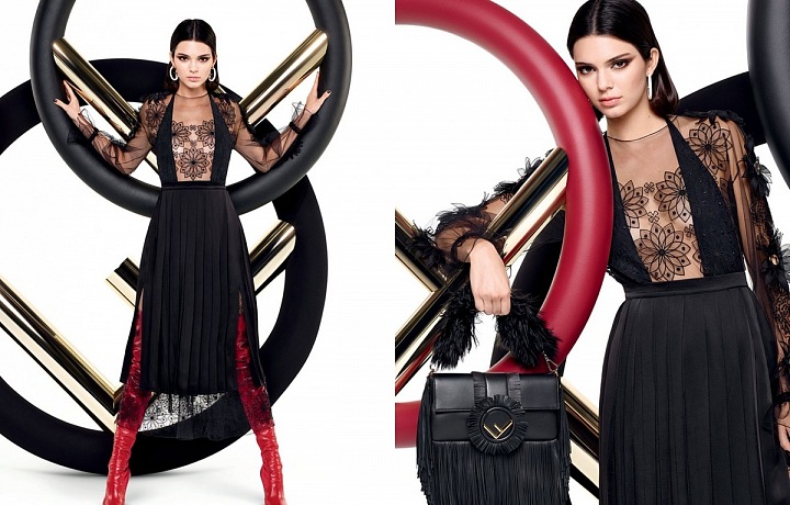 Kendall Jenner and amazing maxi dress