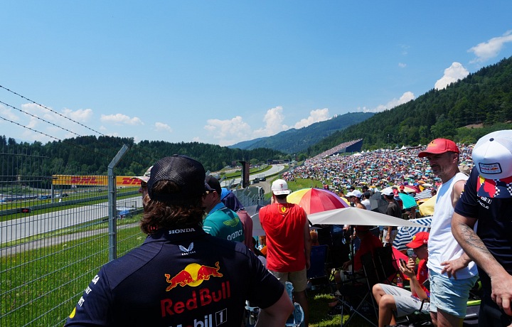 Fans at the Red Bull Ring