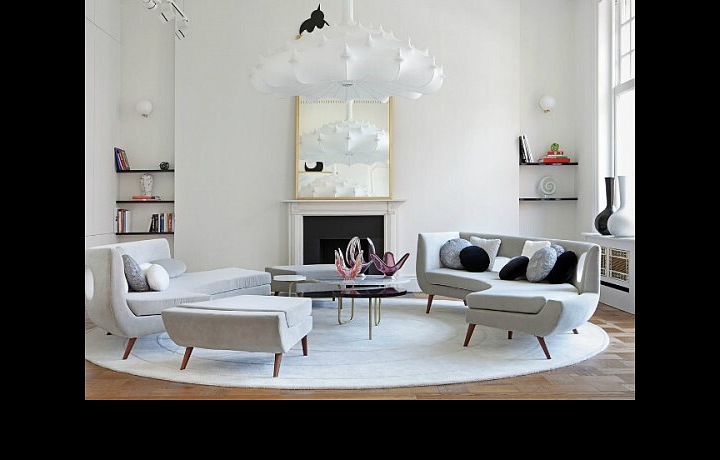 Bedroom in eclectic style