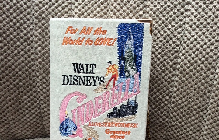 Handbag in the form of Cinderella book