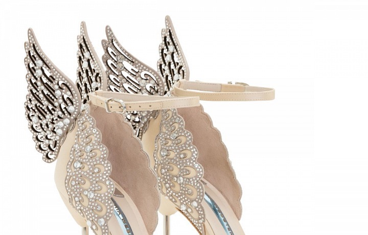 Wedding shoes by Sophie. 