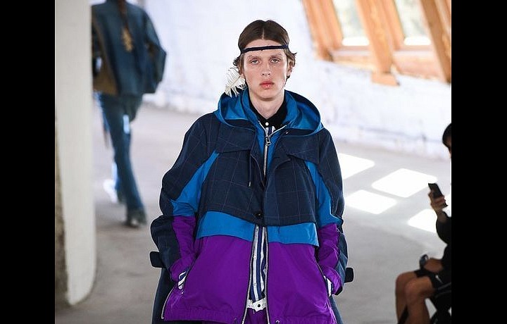 The brand likes to combine materials