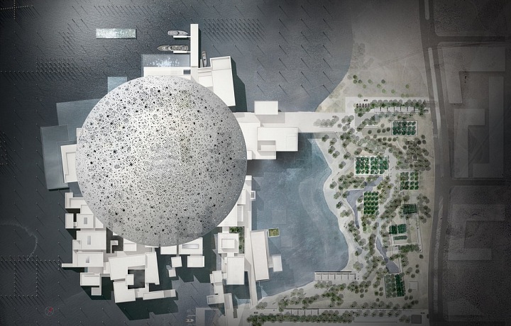 Museum with dome - the plan