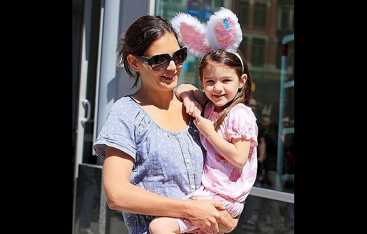 Katie Holmes with daughter Suri