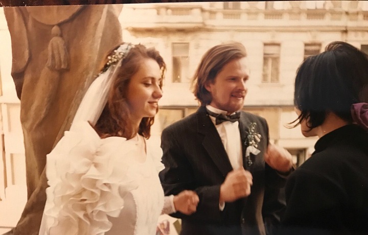 Petr Fiala se s Janou oženil před 2 lety.