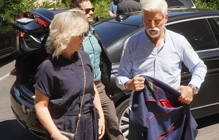 President Petr Pavel with his wife