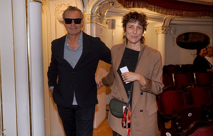 Jiří Macháček with his girlfriend Kristina Duffková