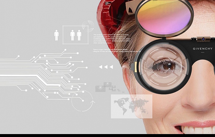 Givenchy glasses with VR