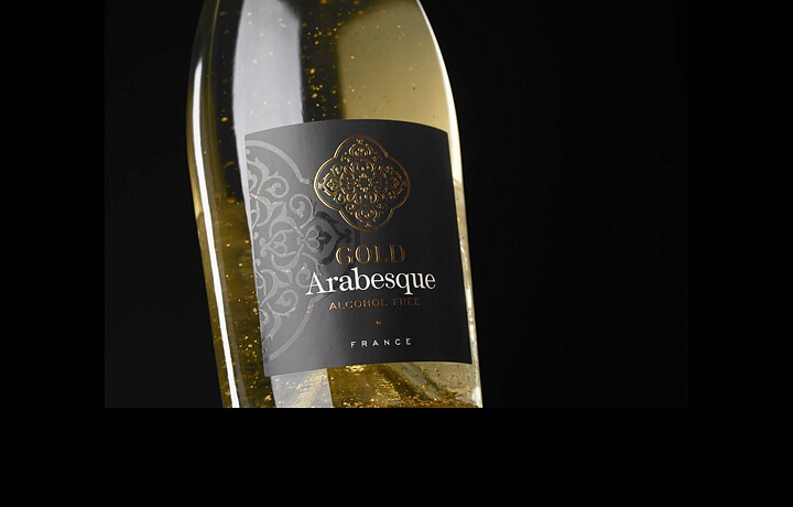 Luxury wine Gold Arabesque