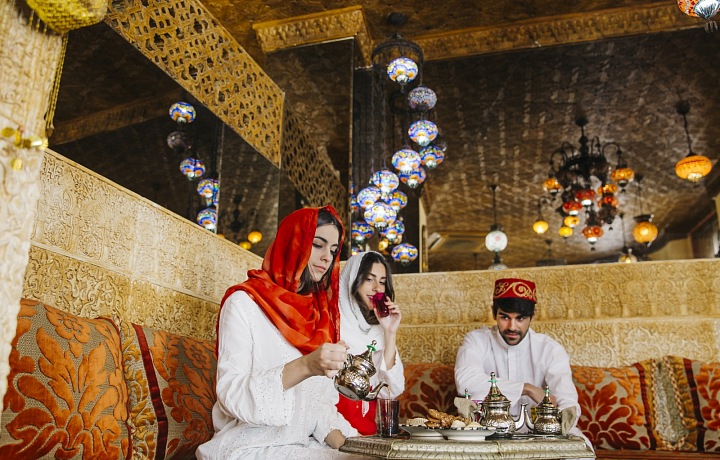 The Libyan tea culture is robust, black tea is a popular choice